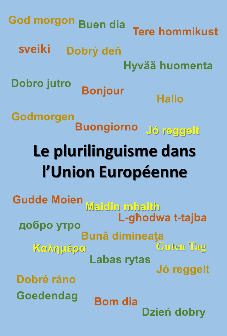 Le plurilinguisme dans l’Union Européenne Illustration